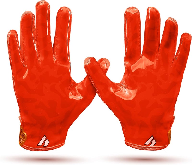 Repsters RPG1 Football Gloves - Men’s Elite Trendy Wide Receiver Gloves – Extra Sticky Grip Football Gloves for Game Day, Training, High School and College - Adult and Youth Sizes - Image 5